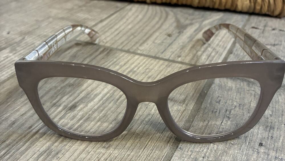 Peepers Center Stage Luxe Focus Reading Glasses +1.50 Black Marble Blue Light